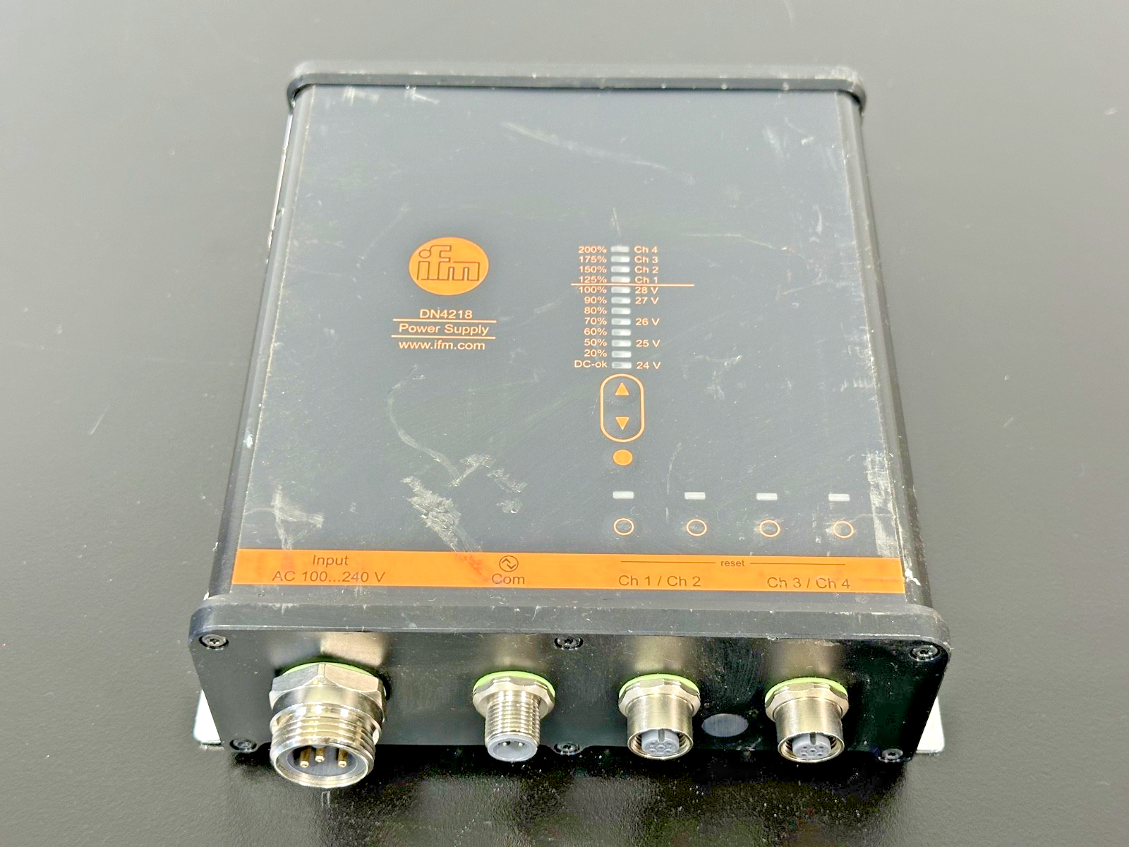 IFM DN4218 24VDC 12A 300W Industrial Power Supply IO Link IP67 Used Untested0