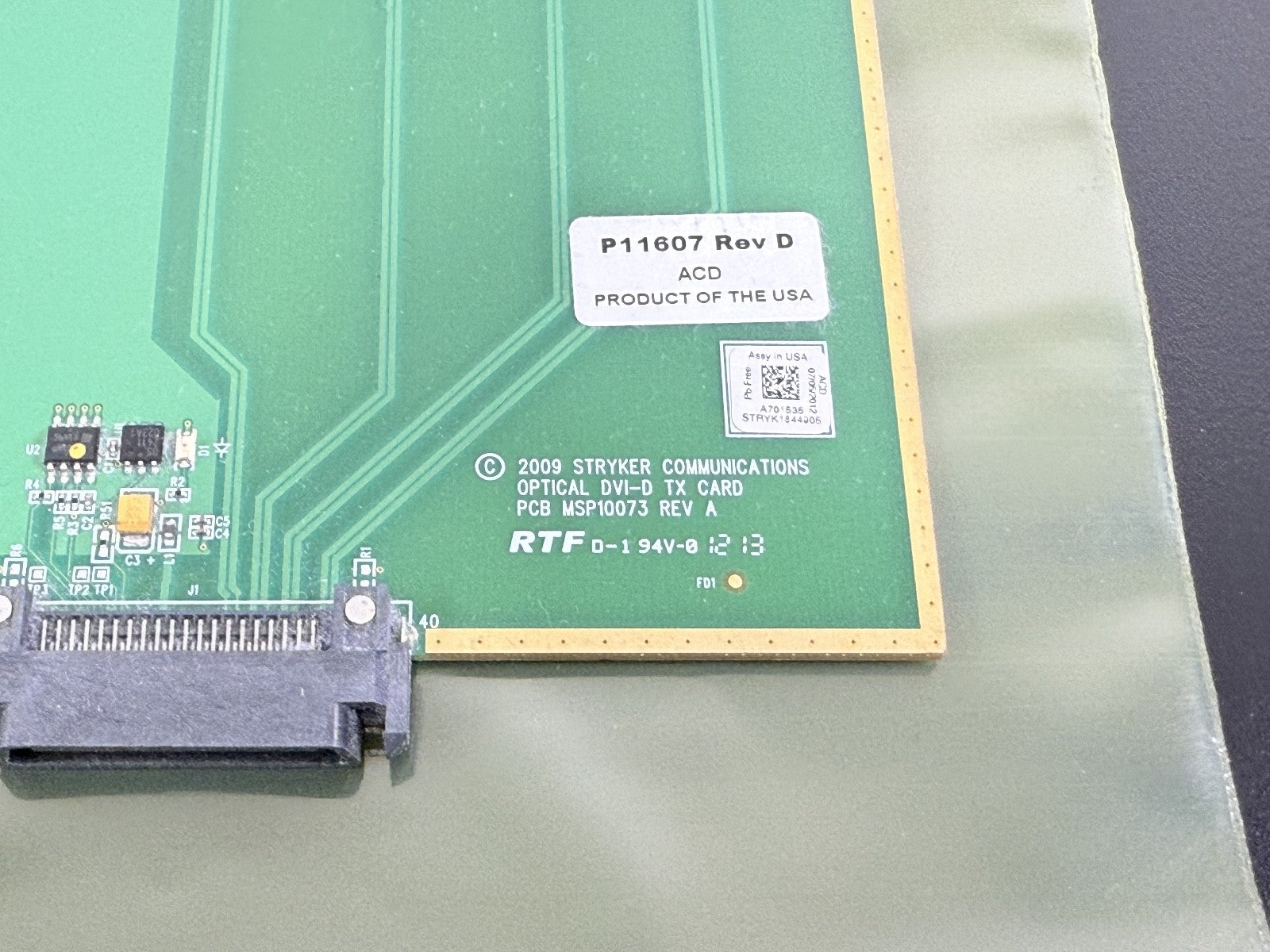 STRYKER COMMUNICATIONS DVI D TX CARD2