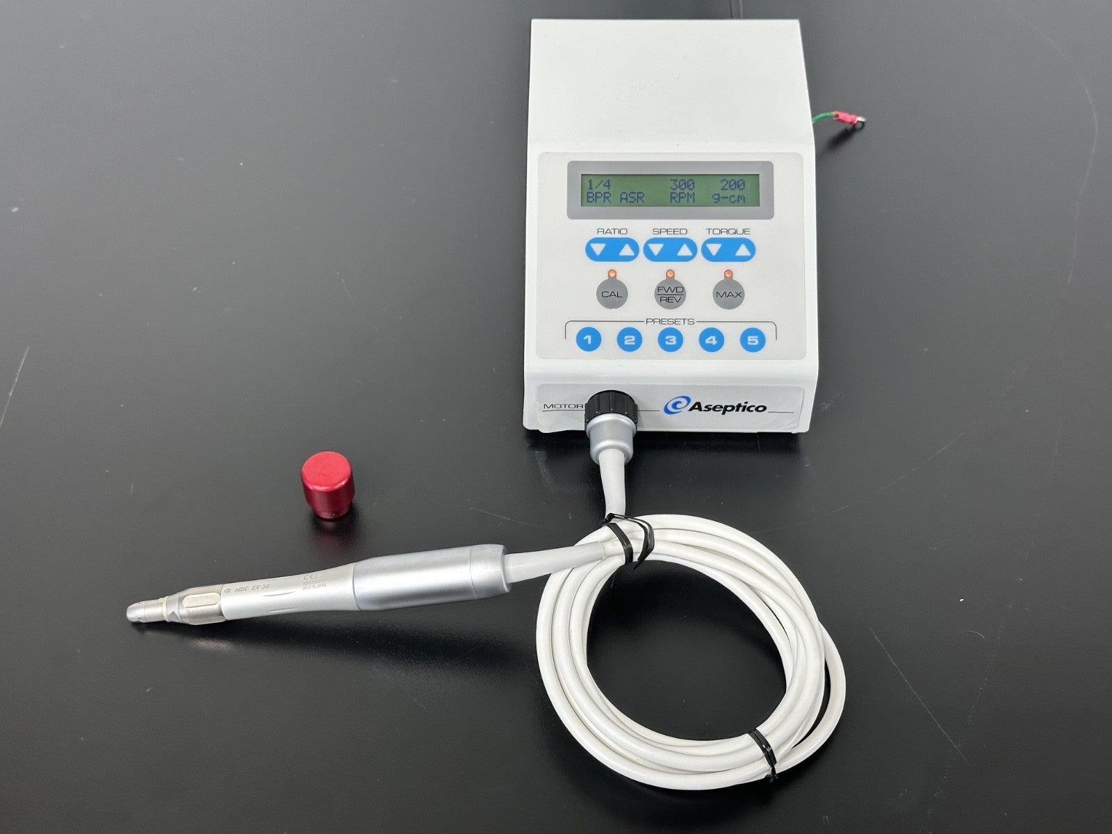 Aseptico AEU 25 Motor w/ NSK EX 5B Handpiece0