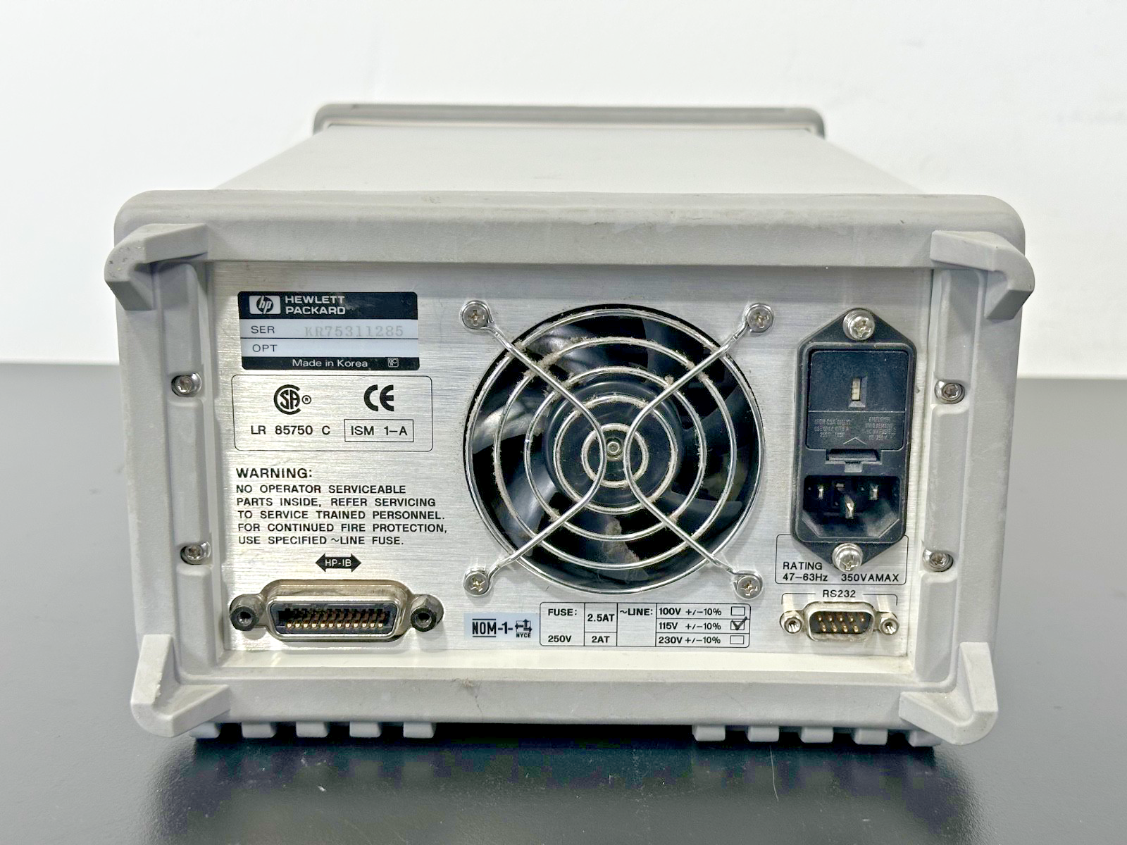 HP E3631A Triple Output DC Power Supply 0 6V 5A ±25V 1A Powers On Working3