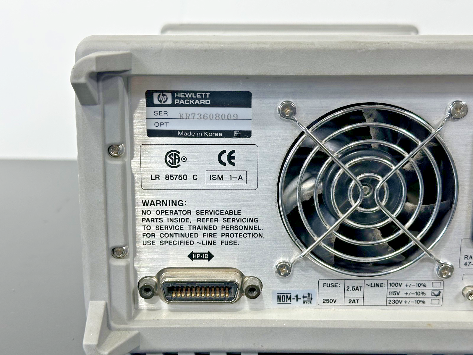 HP E3631A Triple Output DC Power Supply 6V 5A ±25V 1A Powers On Working4