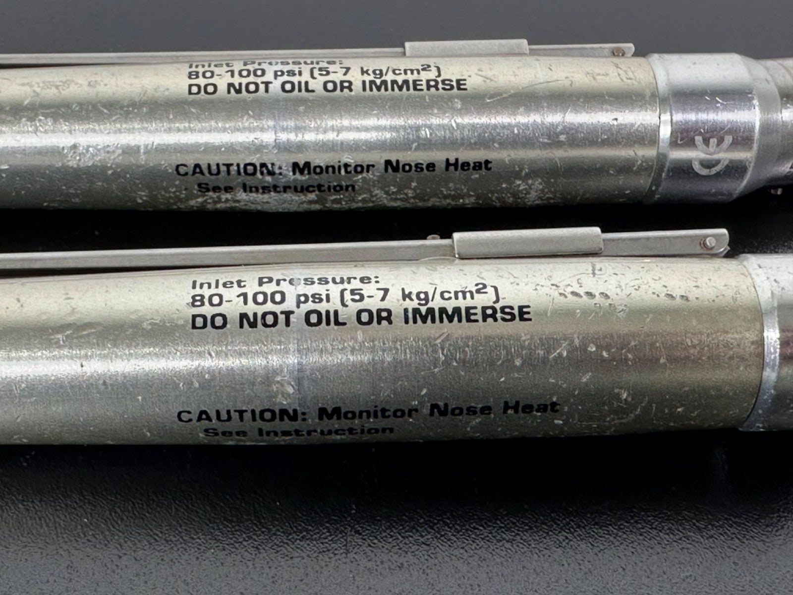 MicroAire Series 200 Pneumatic Surgical Handpiece Lot of 2 Parts Repair5