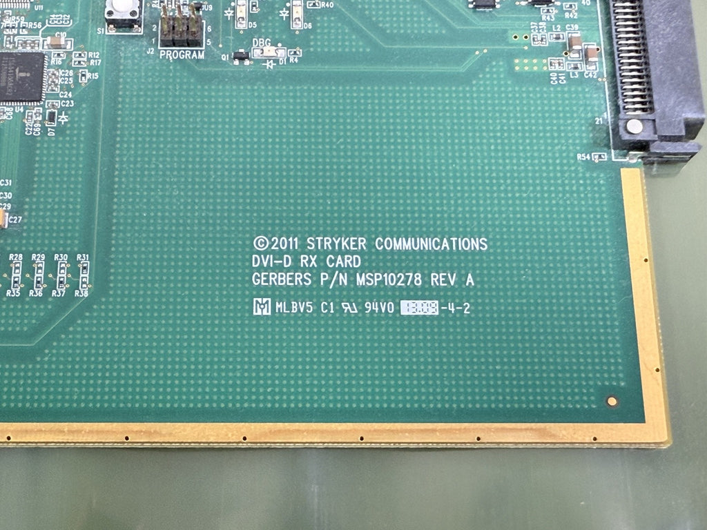 STRYKER COMMUNICATIONS DVI D RX CARD2