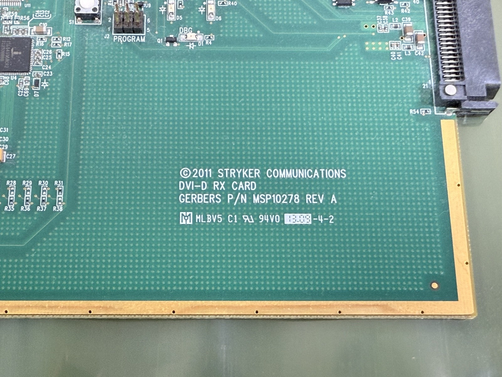 STRYKER COMMUNICATIONS DVI D RX CARD2