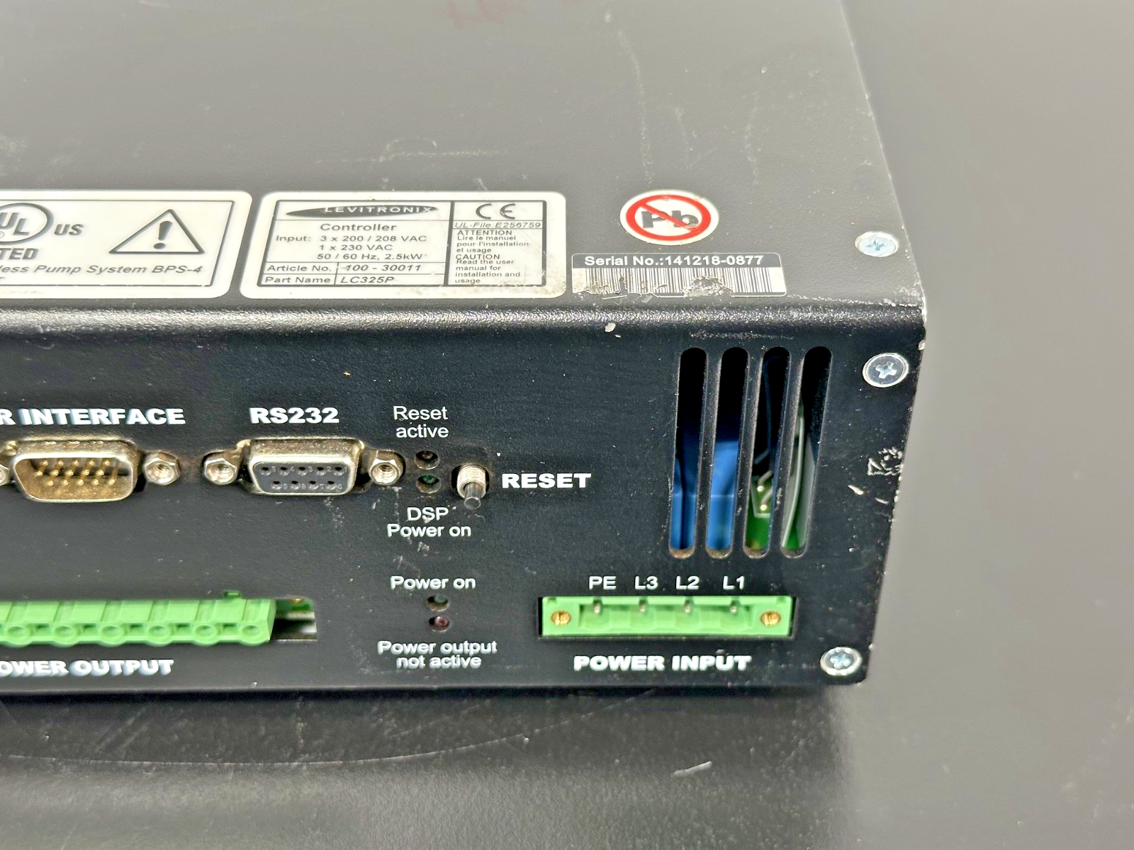 Levitronix LC325P BPS 4 Bearingless Pump Controller 100 30011 2.5kW Used2