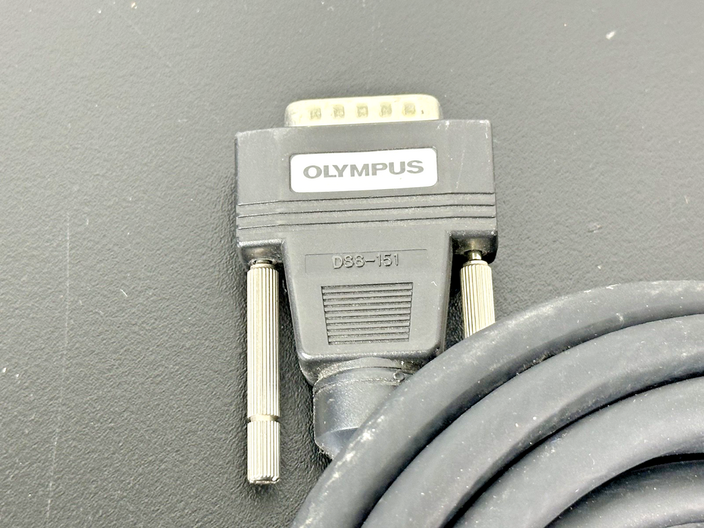 Olympus DSS 151 DB9 to Dual BNC Interface Cable Used Powers On2