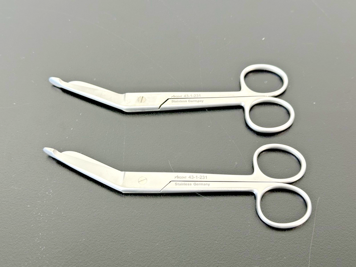 Argent 43 1 231 Stainless Steel Utility Bandage Scissors Lot of 2