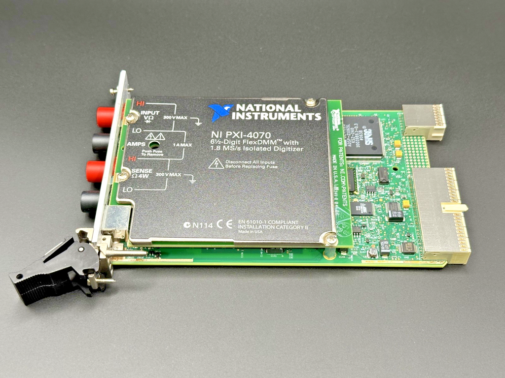 National Instruments NI PXI 4070 6.5 Digit FlexDMM 1.8 MS/s Digitizer Module0