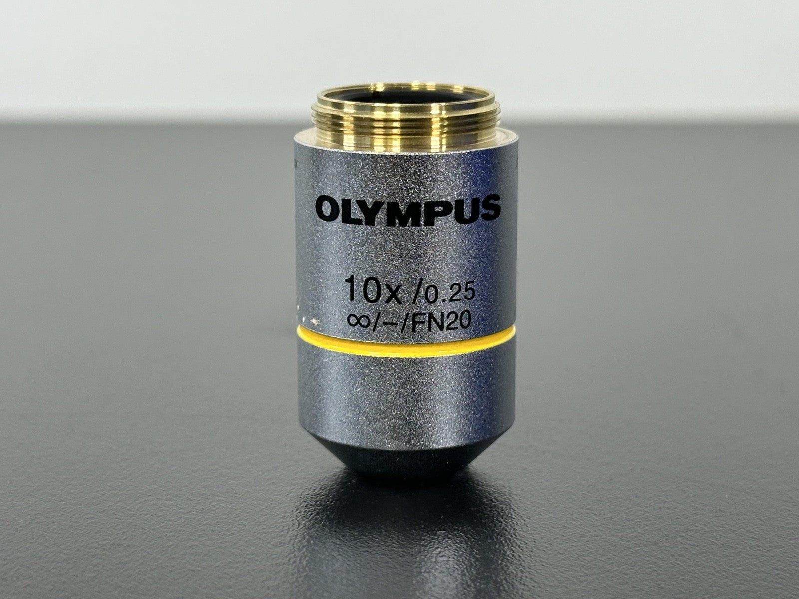 Olympus 10X/0.25 Plan Objective FN20 Microscope Lens0
