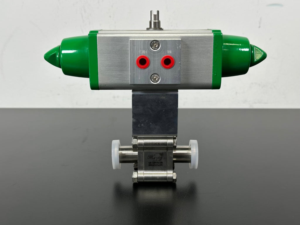 Actuatech GS 15 F04 Pneumatic Actuator w/ A&N Ball Valve B4075 0F16 AS Stainless3