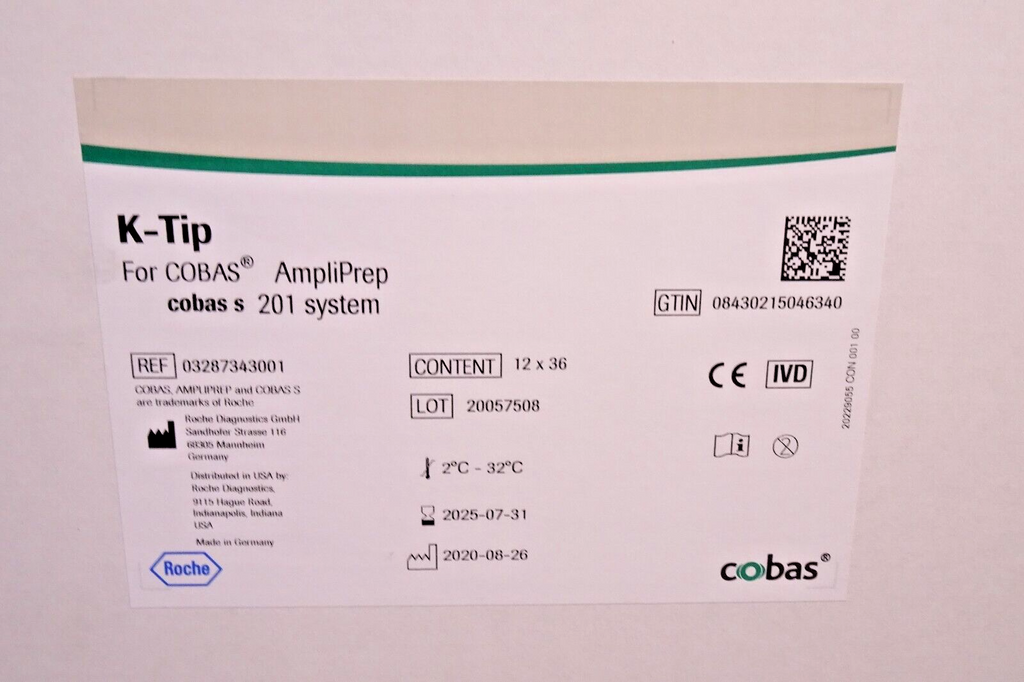 ROCHE 03287343001 K tip For COBAS4