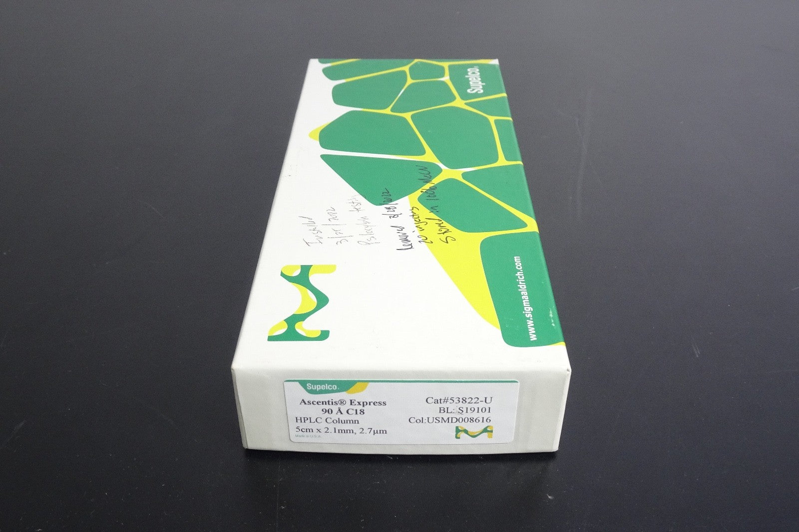 Supelco Ascentis Express 90Å C18 HPLC Column 5cm x 2.1mm 2.7µm 53822 U1