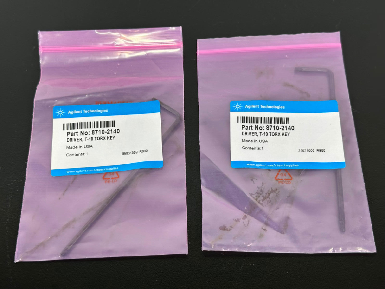 Agilent Technologies 8710 2140 T10 Torx Driver Key Wrench Lot of 20