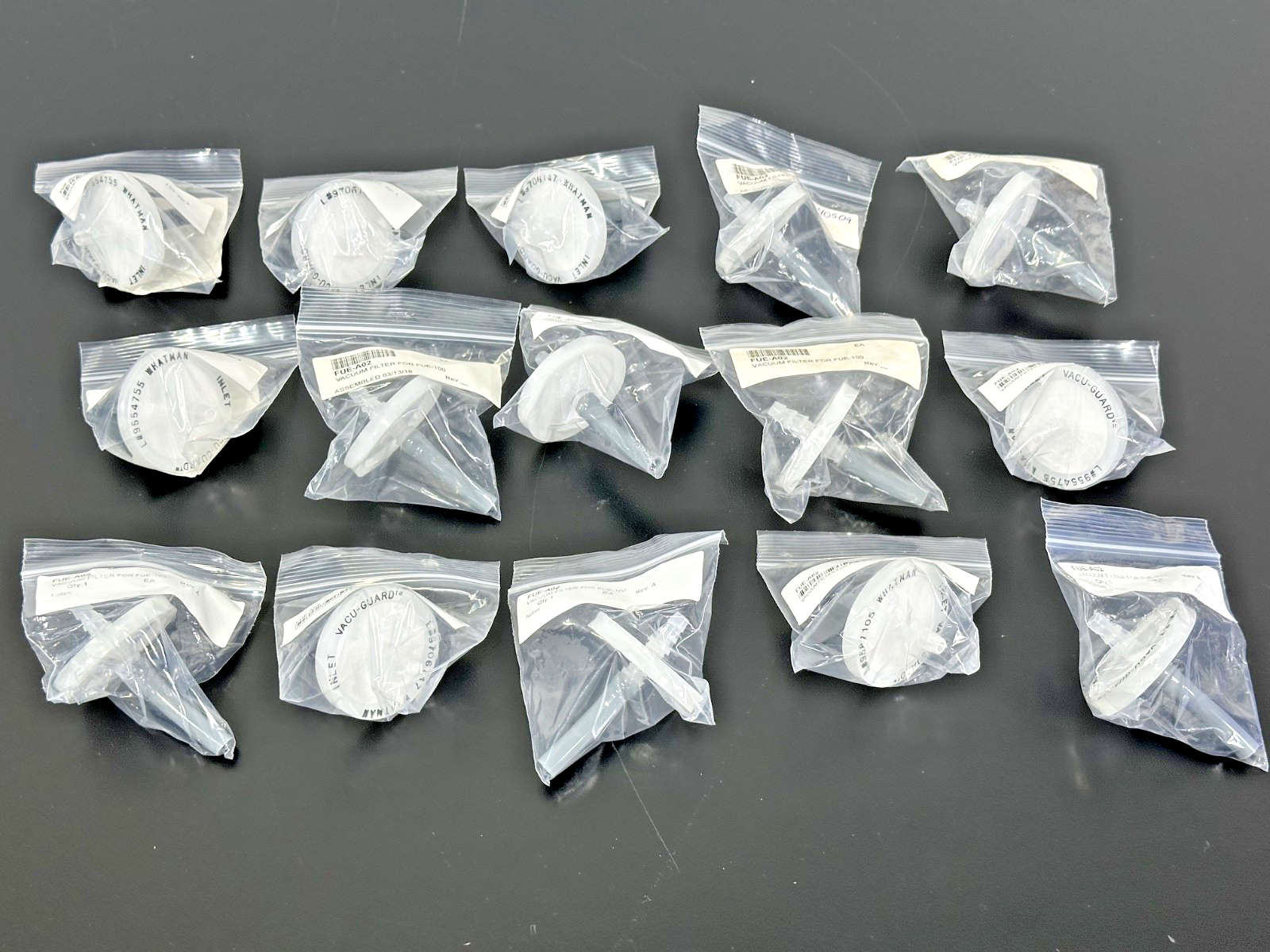 Lot of 15 Whatman FUE A02 Vacu Guard Vacuum Filters for FUE 100 Smoke Evacuator0