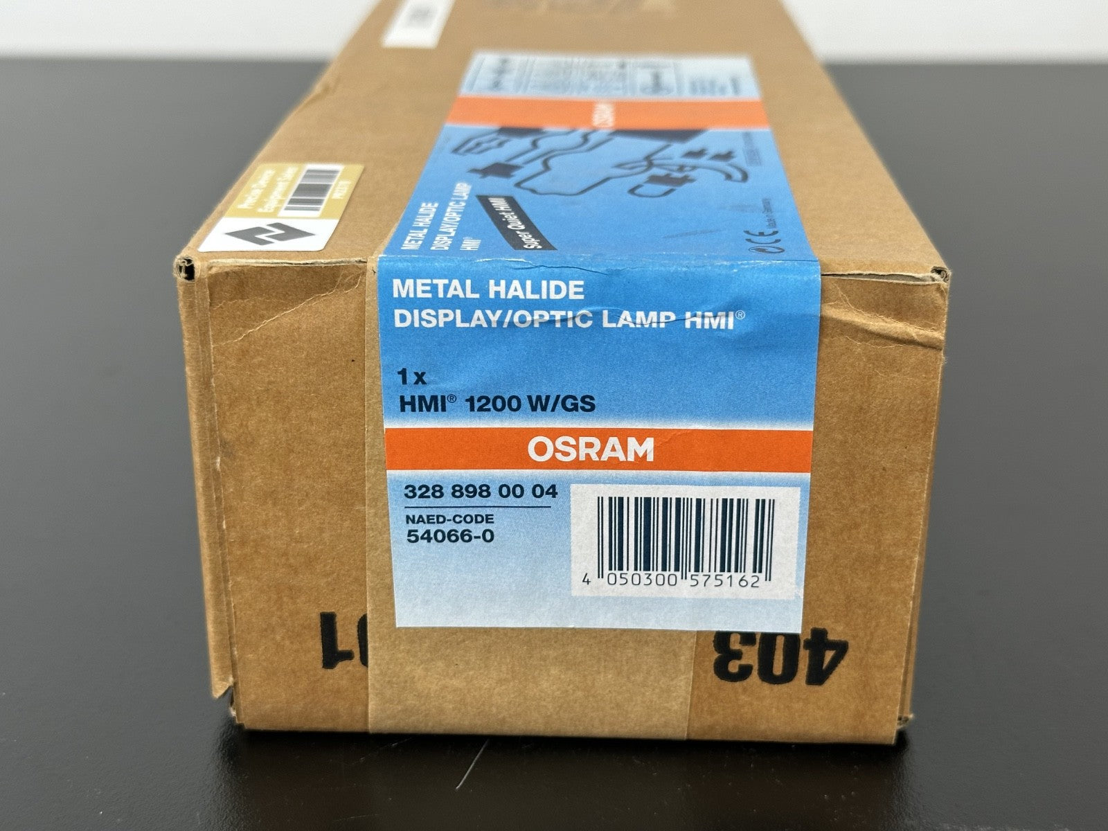 OSRAM HMI 1200W/GS Metal Halide Display Optic Lamp 3288980004 New Open Box3