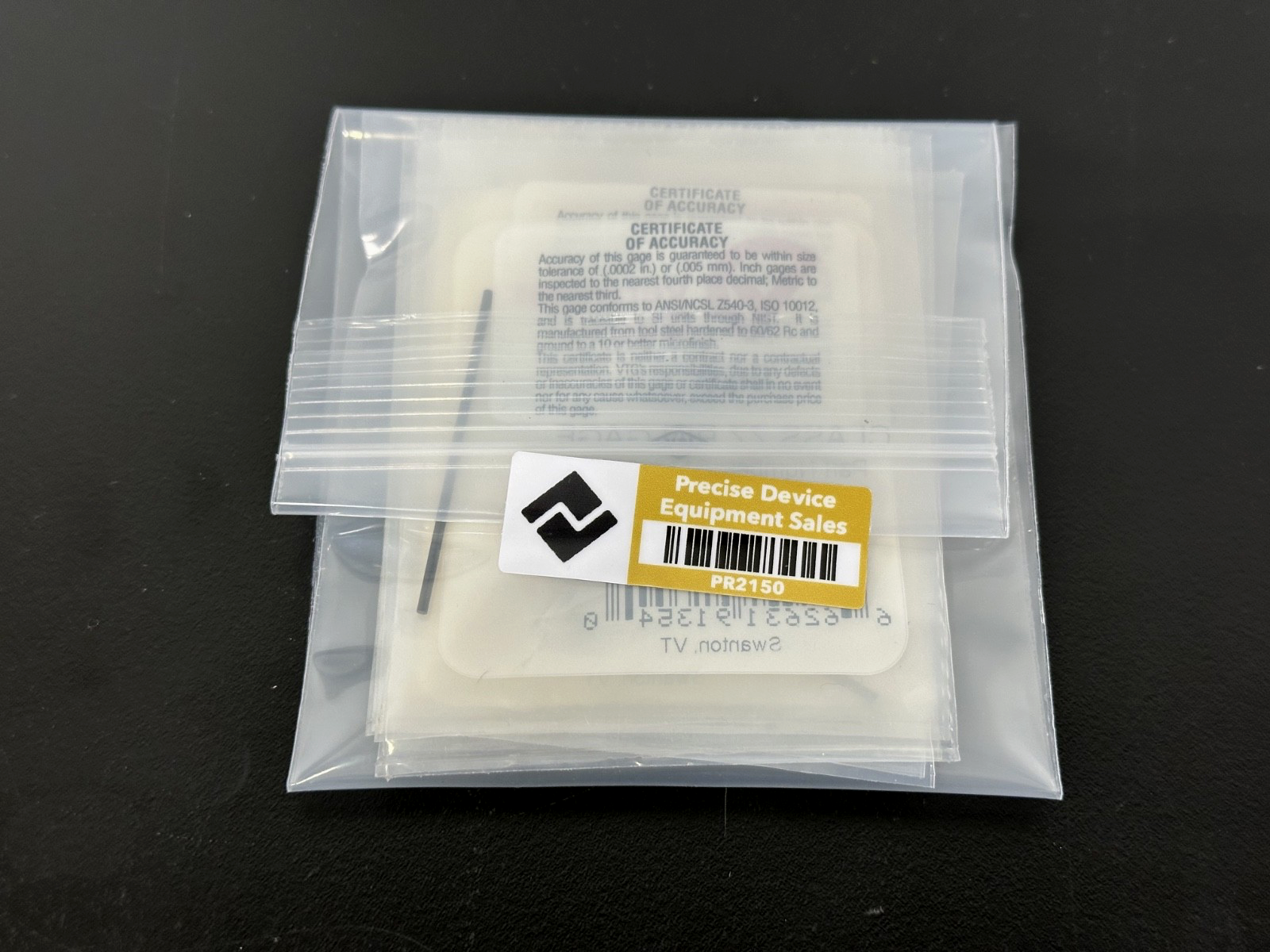 Vermont Gage .060" Class ZZ Pin Gage 911206000 Black Guard Lot of 9 New3