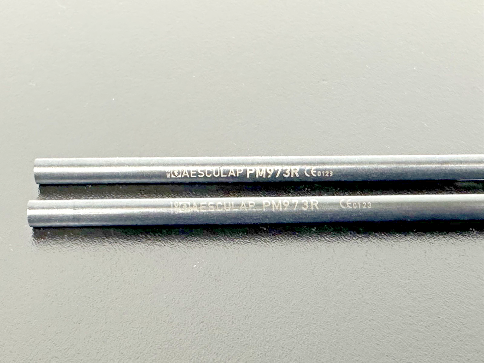 Lot of 2 Aesculap PM973R 5 x 310mm Insulated Outer Tubes1