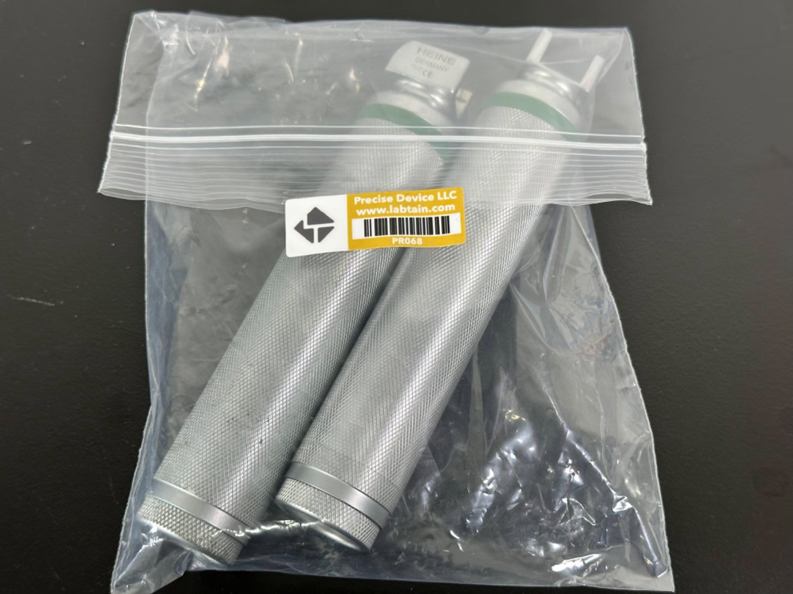 Heine Laryngoscope Handles F.O Fiber Optic Standard Size Germany Lot of 25
