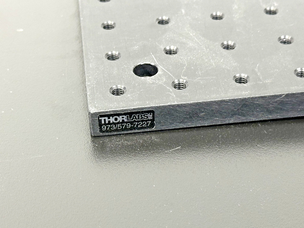 Thorlabs 8 x 8 in Aluminum Optical Breadboard Mounting Plate2