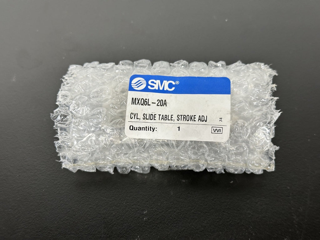 SMC MXQ6L 20A Slide Table Cylinder Stroke Adjust Pneumatic Actuator0