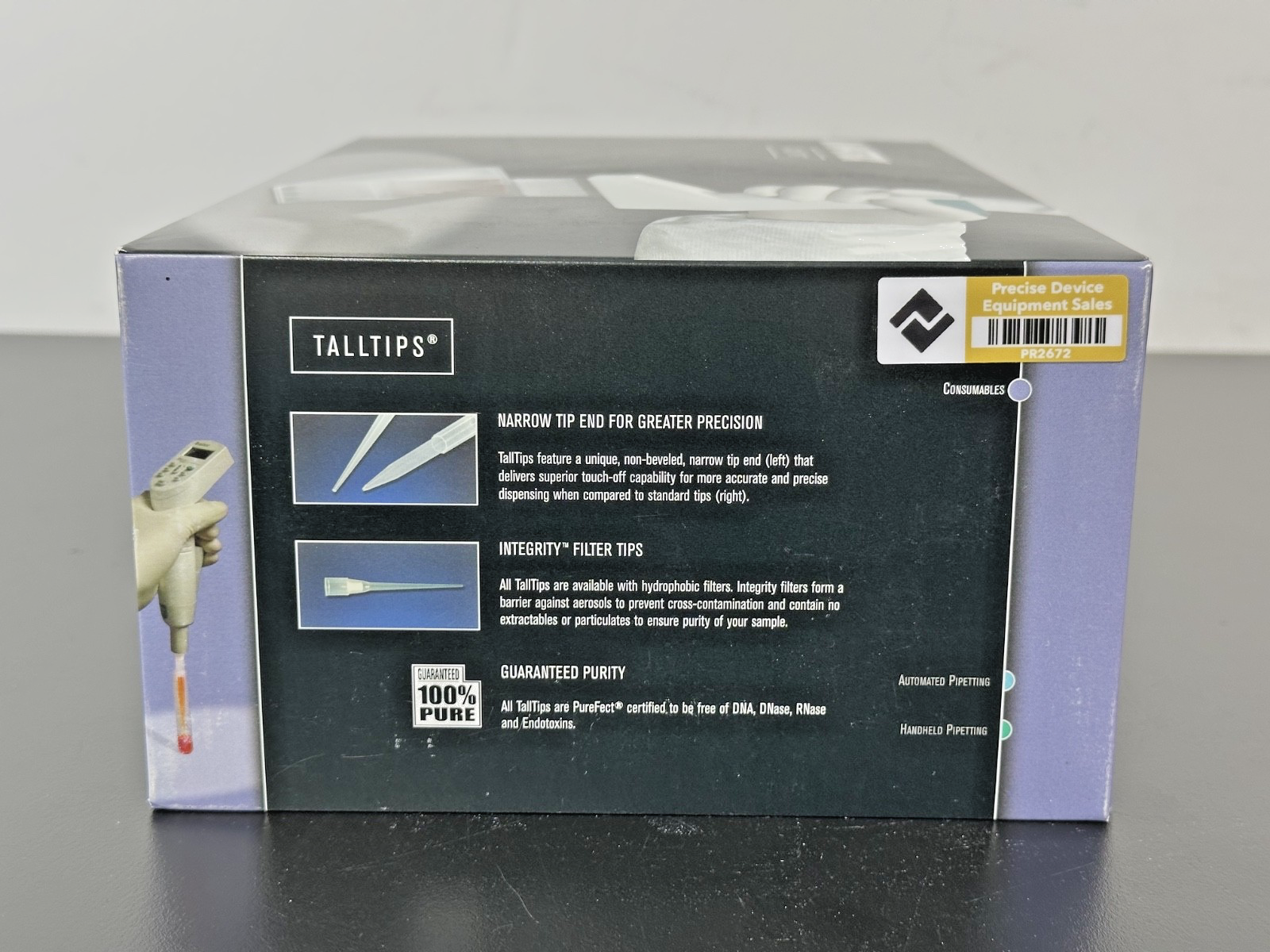 Thermo Matrix 7635 TallTips 12.5uL 40mm Sterile Filter Tips 8 Racks4