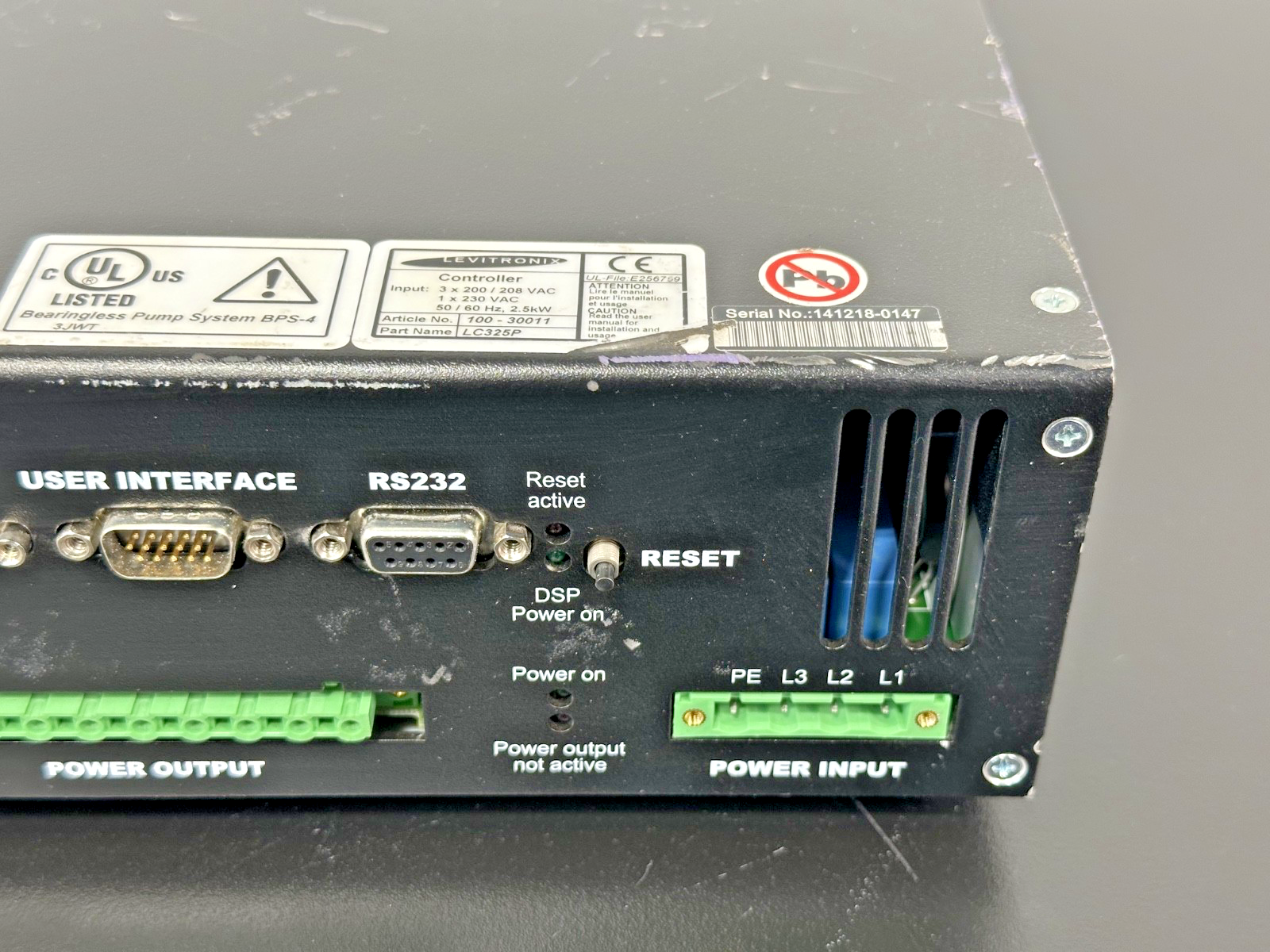 Levitronix LC325P BPS 4 Bearingless Pump Controller 100 30011 2.5kW Used2