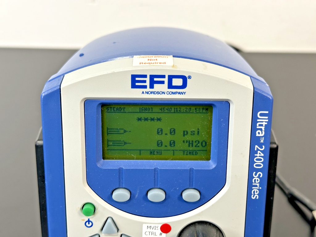Nordson EFD Ultra 2400 Series Digital Fluid Dispenser w/ Foot Pedal Working2