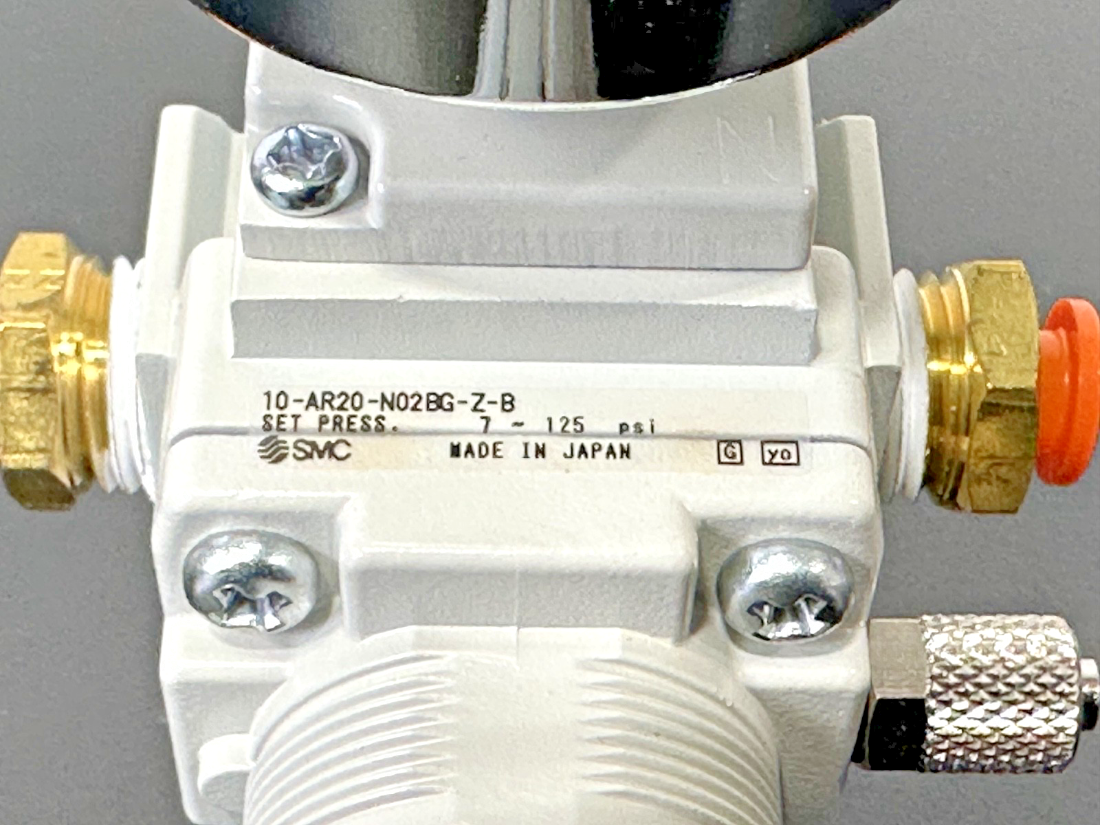 SMC 10 AR20 N02BG Z B Pneumatic Air Regulator w/ Pressure Gauge Used Untested3