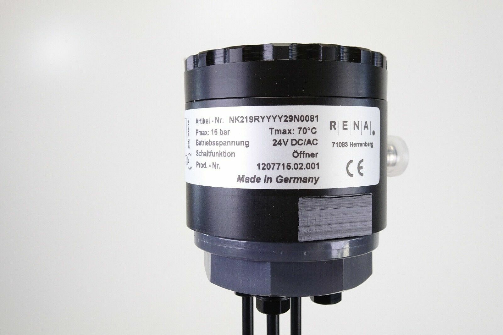 Fischer Mess Conductive Level Control Switch NK21 *NK219RYYYY29N00814