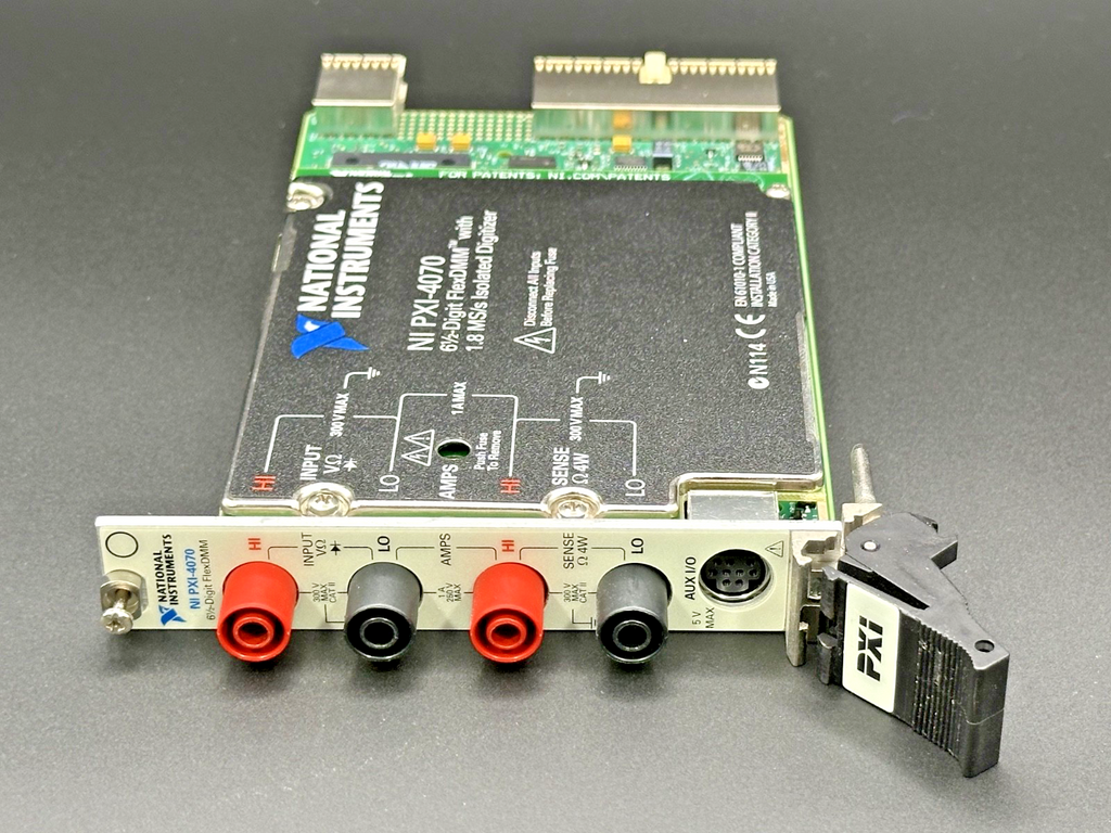National Instruments NI PXI 4070 6.5 Digit FlexDMM 1.8 MS/s Digitizer Module1