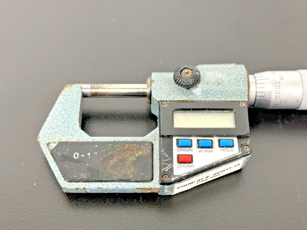 Mitutoyo 293 765 10 Digimatic Micrometer 0 1" Used Untested1