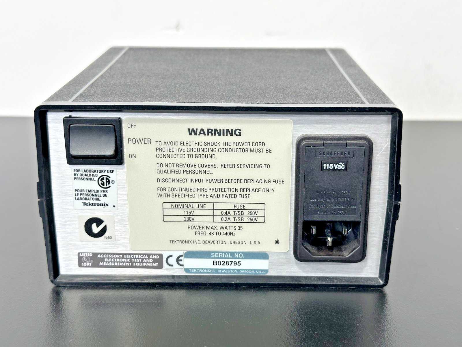 Tektronix 1103 TekProbe 2 Channel Probe Power Supply 115V Powers On Working2