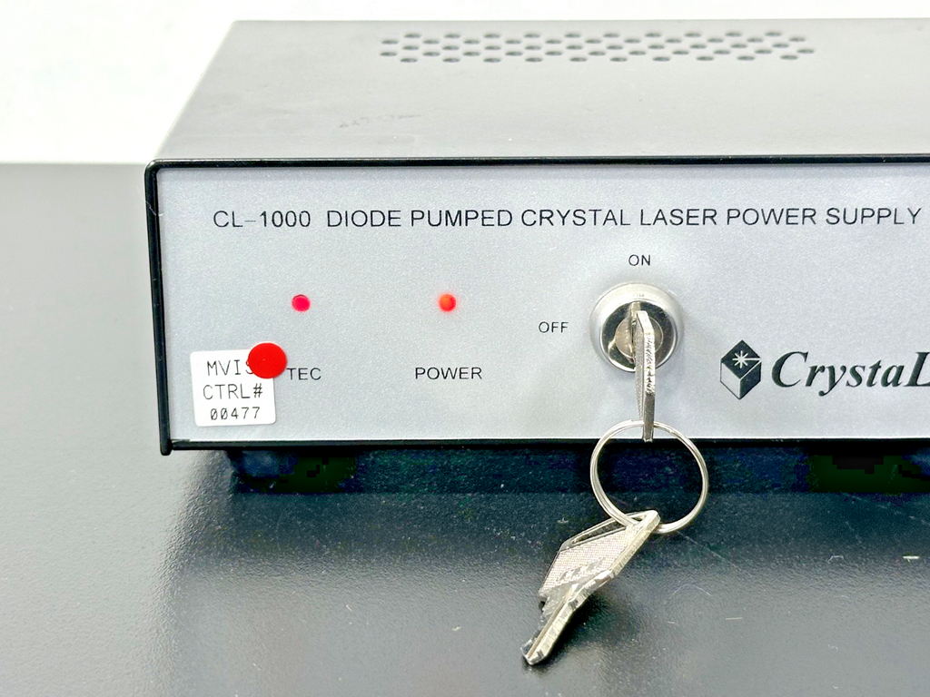 CrystaLaser CL 1000 Diode Pumped Crystal Laser Power Supply Working1