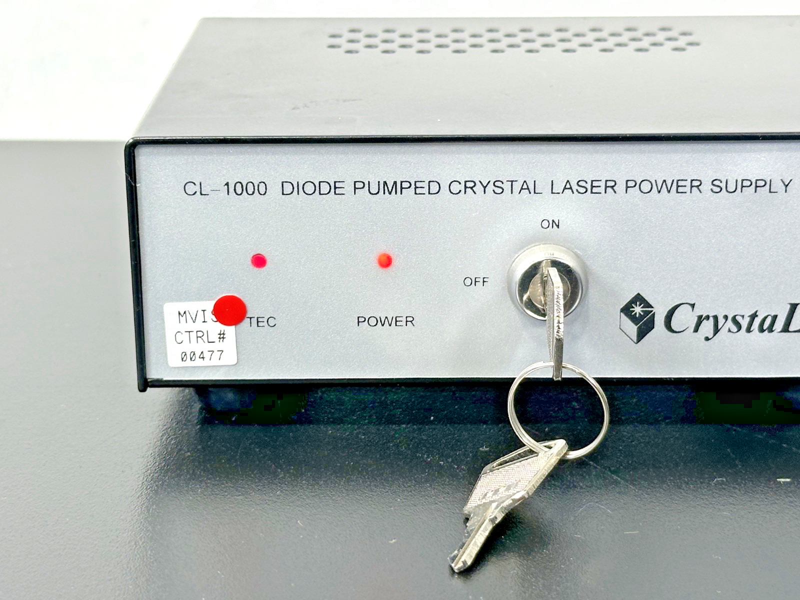 CrystaLaser CL 1000 Diode Pumped Crystal Laser Power Supply Working1